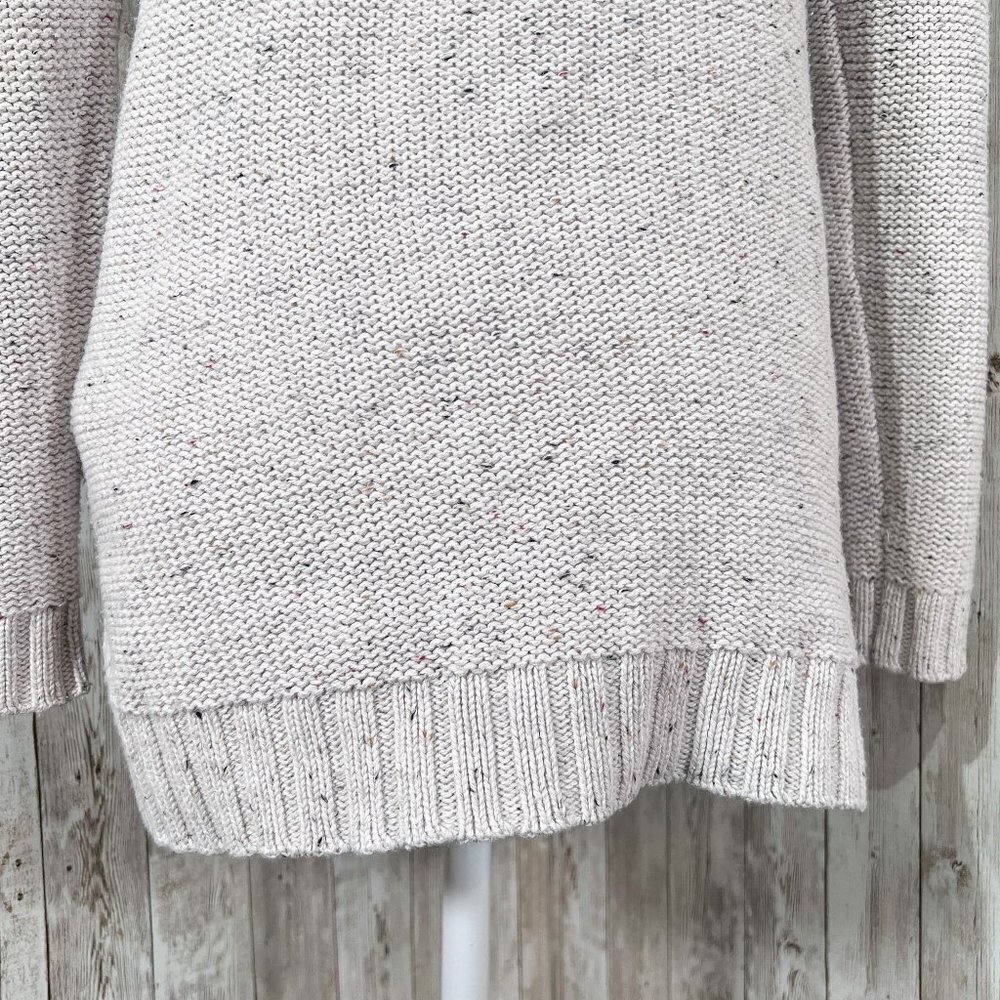 Women's Old Navy Long Sleeve Sweater | Cream | Cowl Neck | Small | Cable Knit - Picture 12 of 16